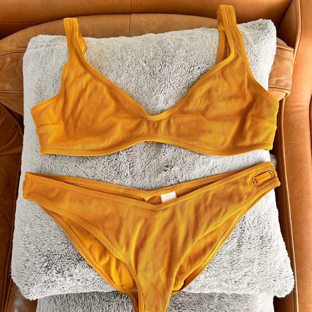 Zimmerman Mustard Yellow Bikini Set